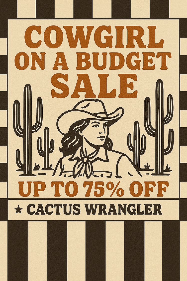 Cowgirl on a Budget SALE