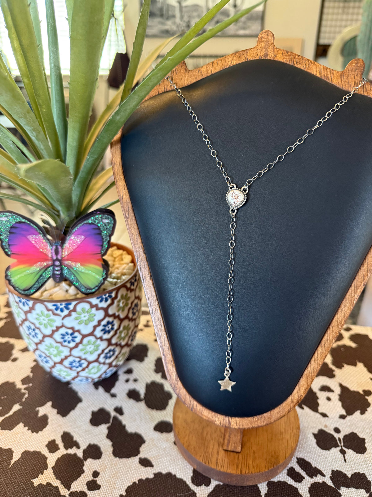 925 sterling silver wild horse star necklace