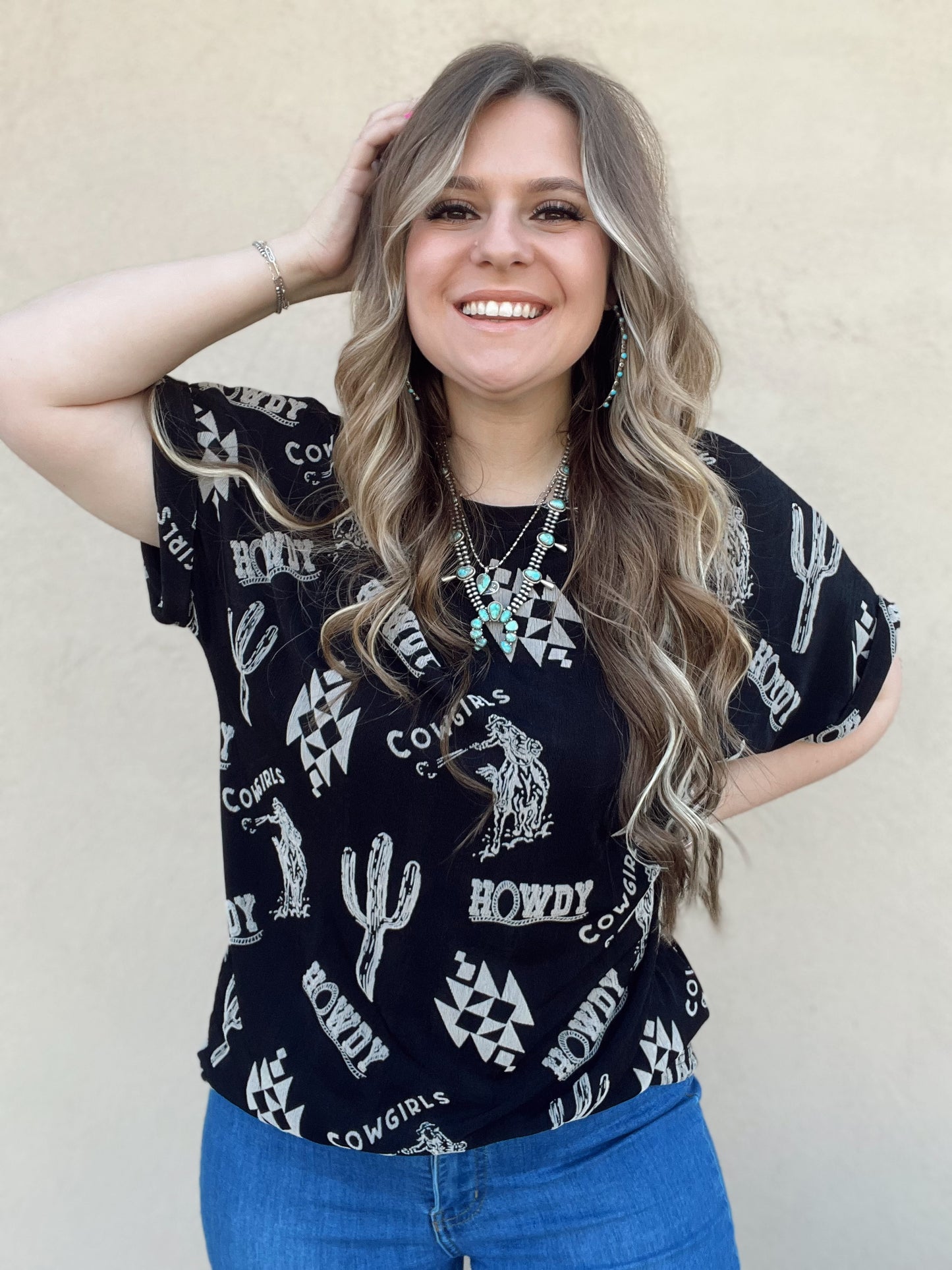 Glam it Up Top BLACK