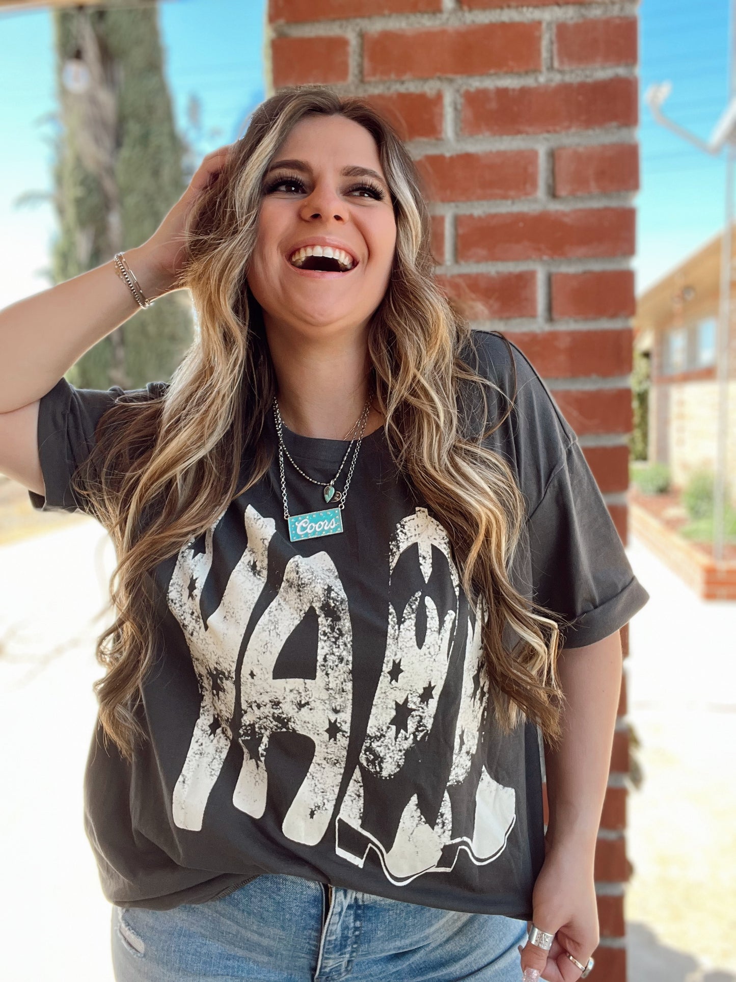 Y'all Cowboy Boots Tee
