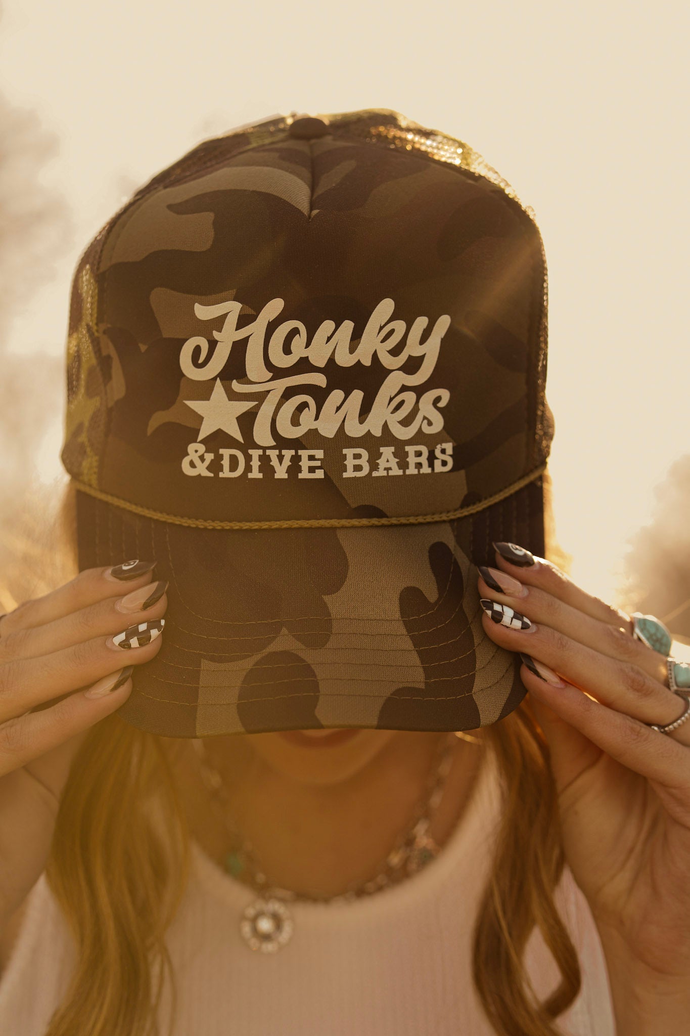 Honky Tonk Dive Bars Trucker Hat