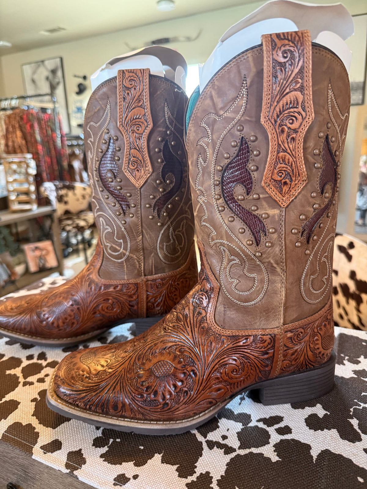 Gianna Hand-Tooled Boots