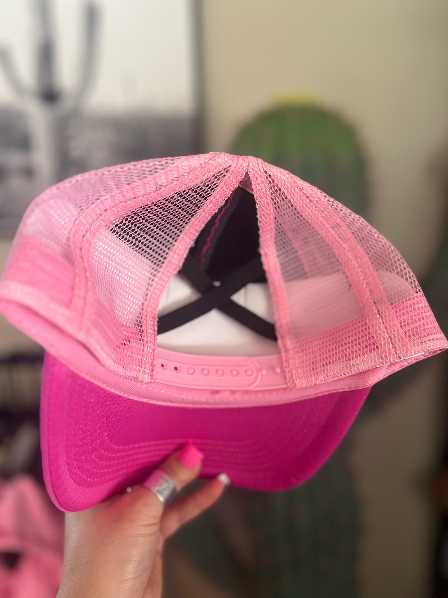 Hot Pink Kicks Trucker Hat