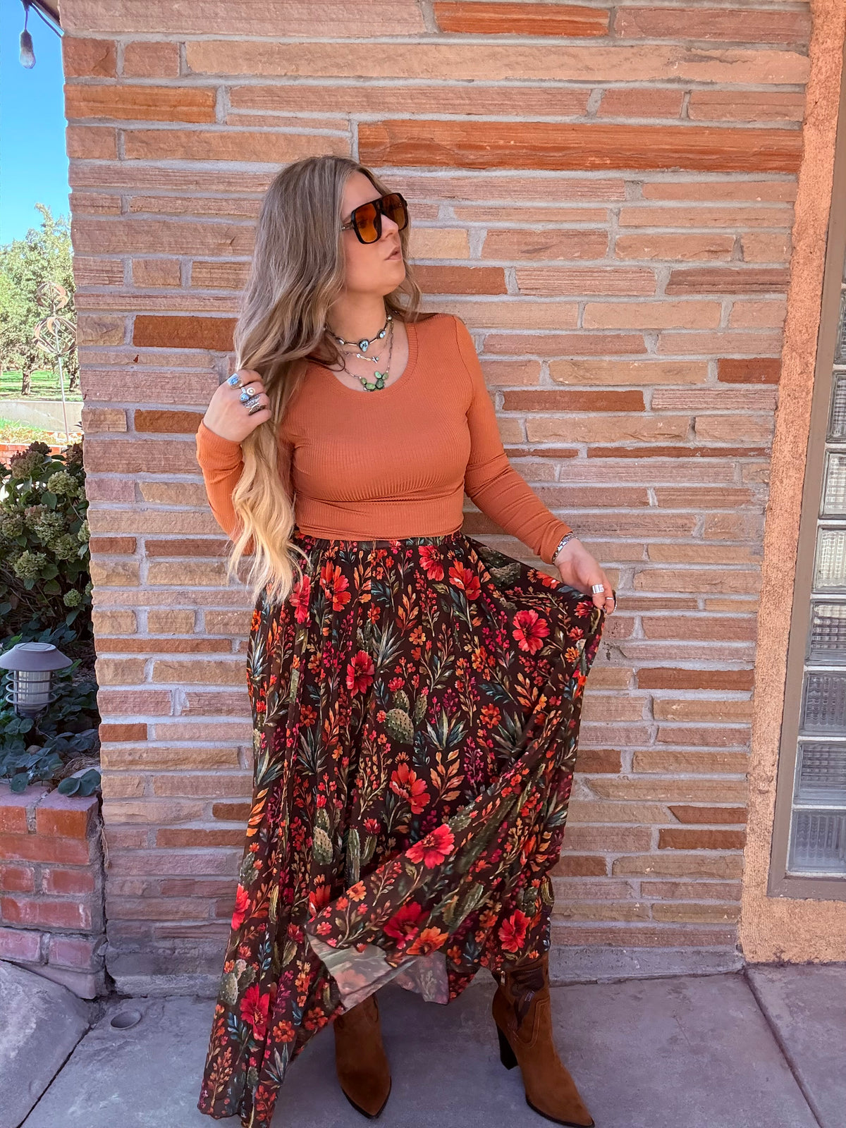 Rodeo Garden Maxi Skirt