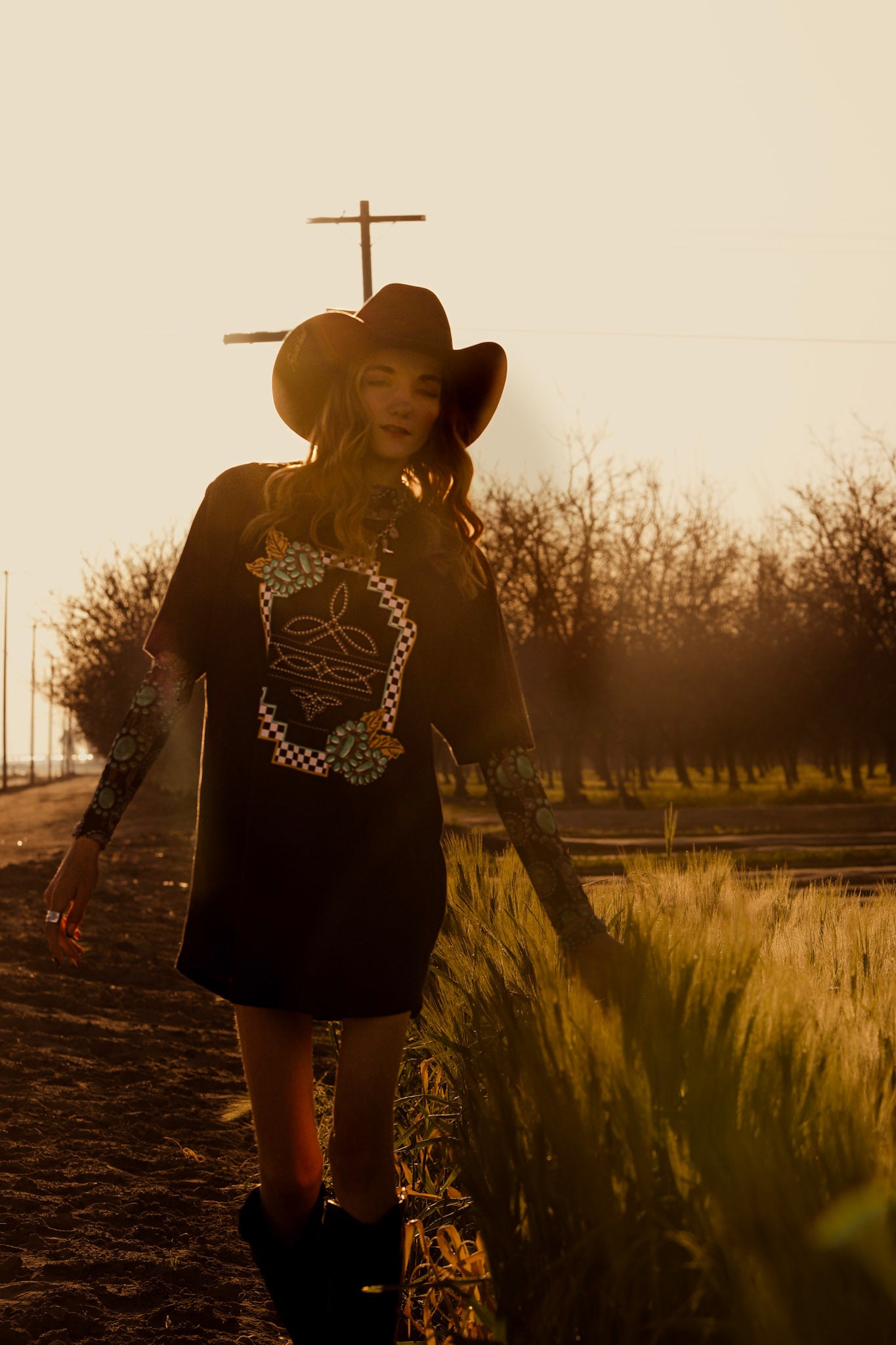 Small Town Big Dreams T-Shirt Dress
