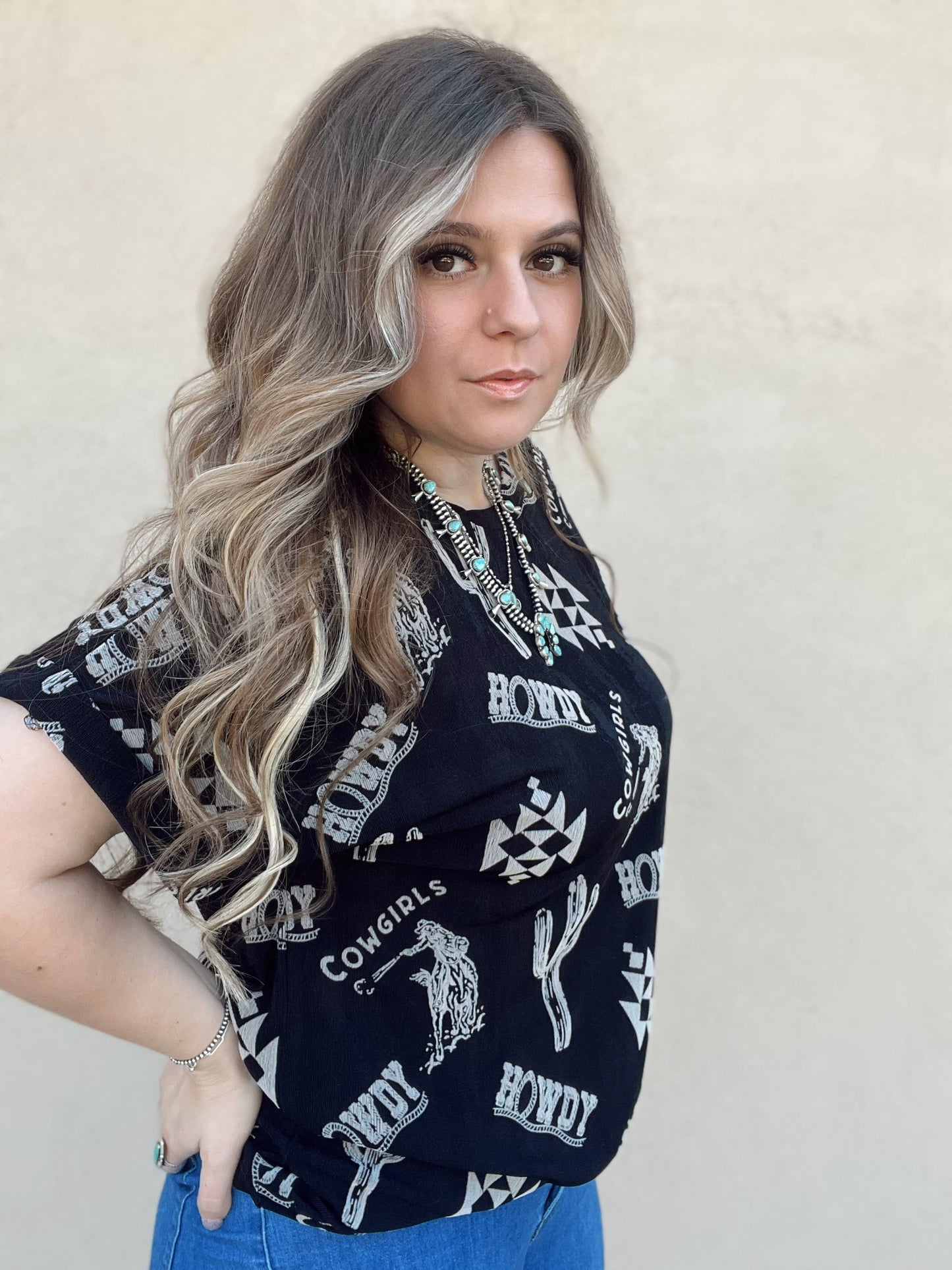 Glam it Up Top BLACK