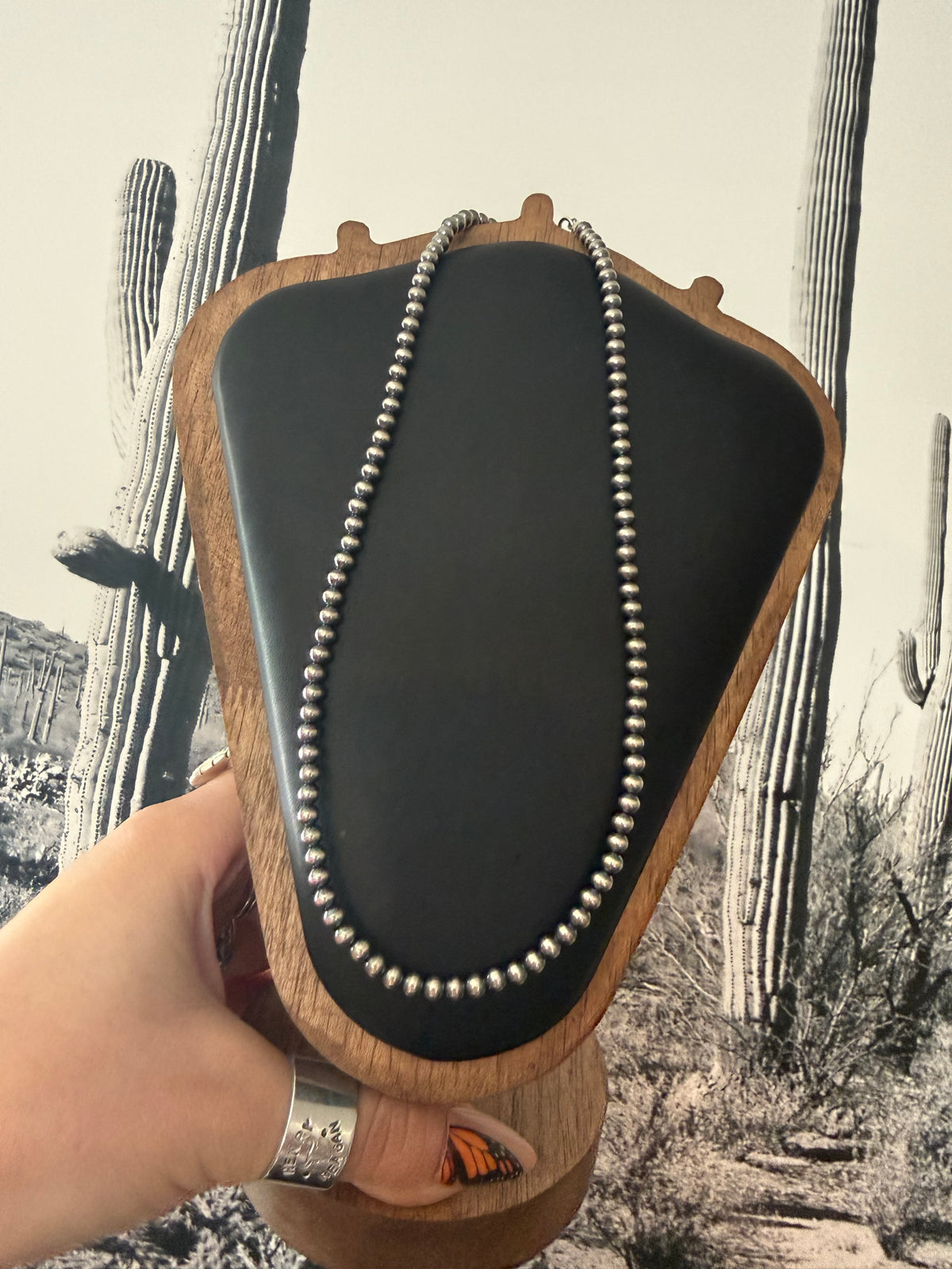 925 Sterling Silver Navajo Pearls