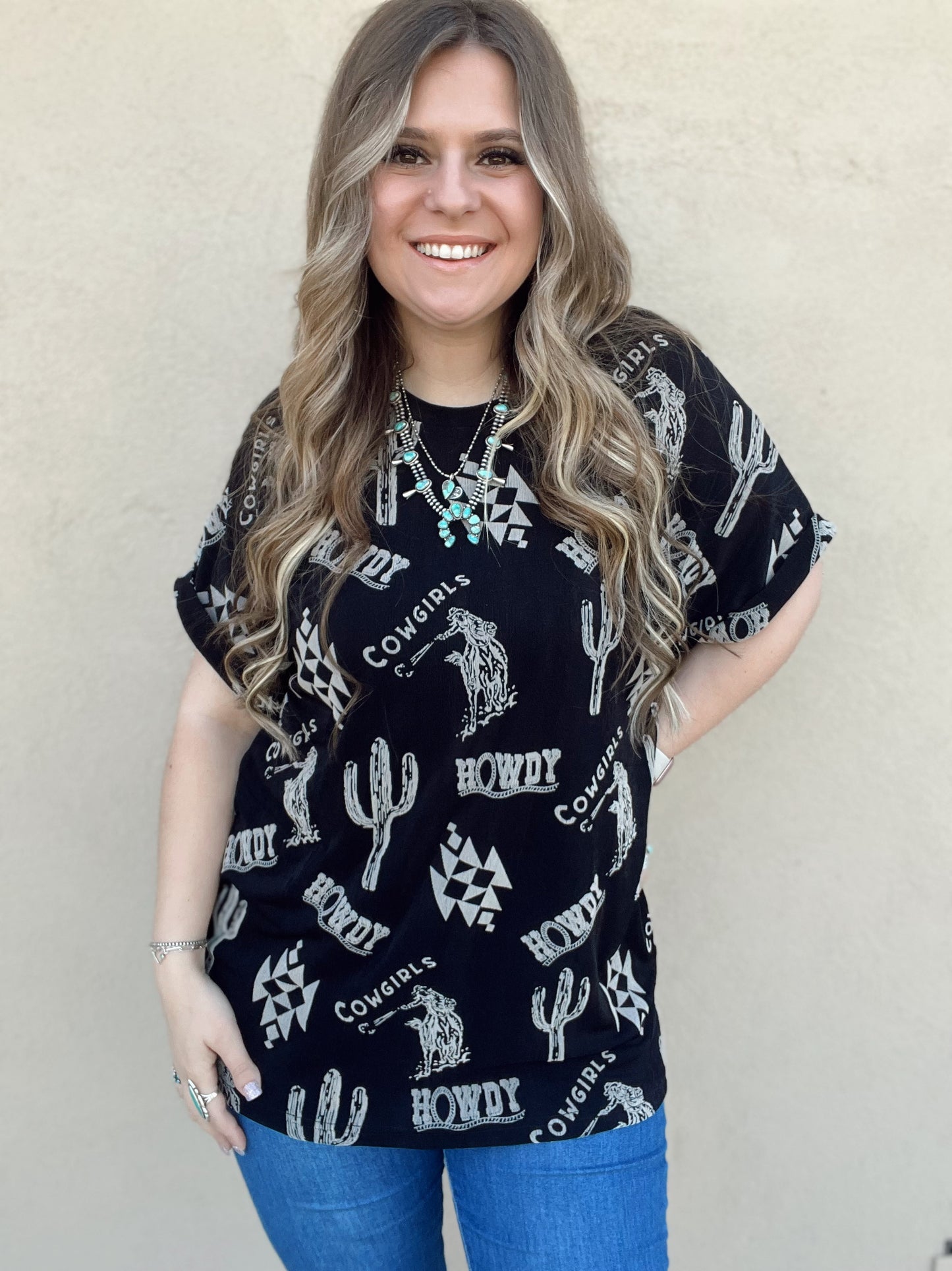 Glam it Up Top BLACK