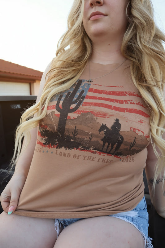Land of the Free 250 Tank Top