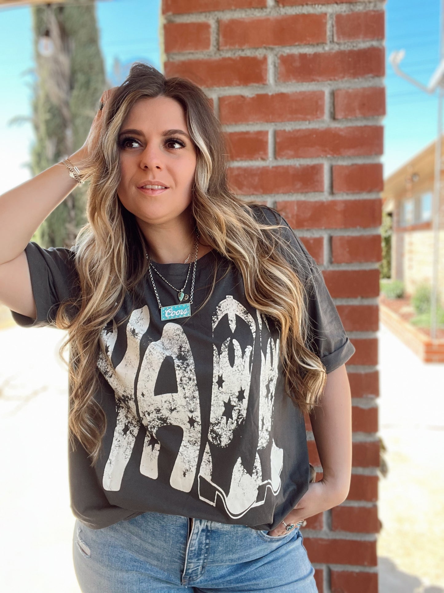 Y'all Cowboy Boots Tee