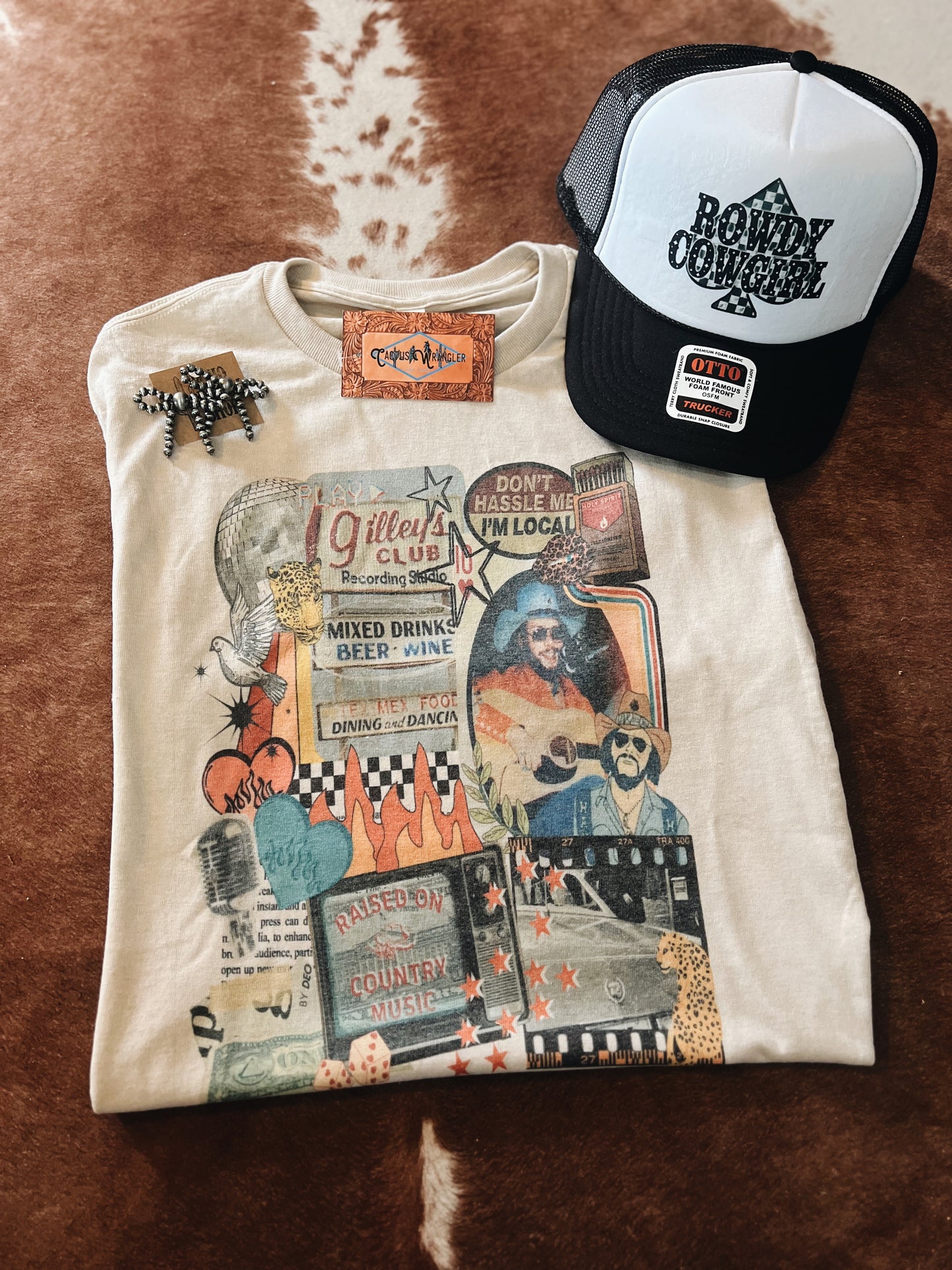 Raised on Country Music Tee