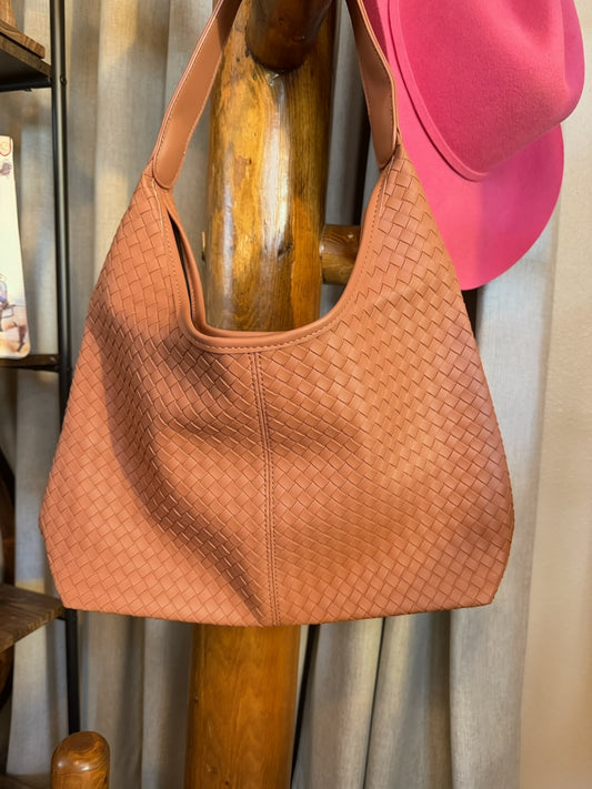 Rustic Rodeo camel hobo shoulder bag