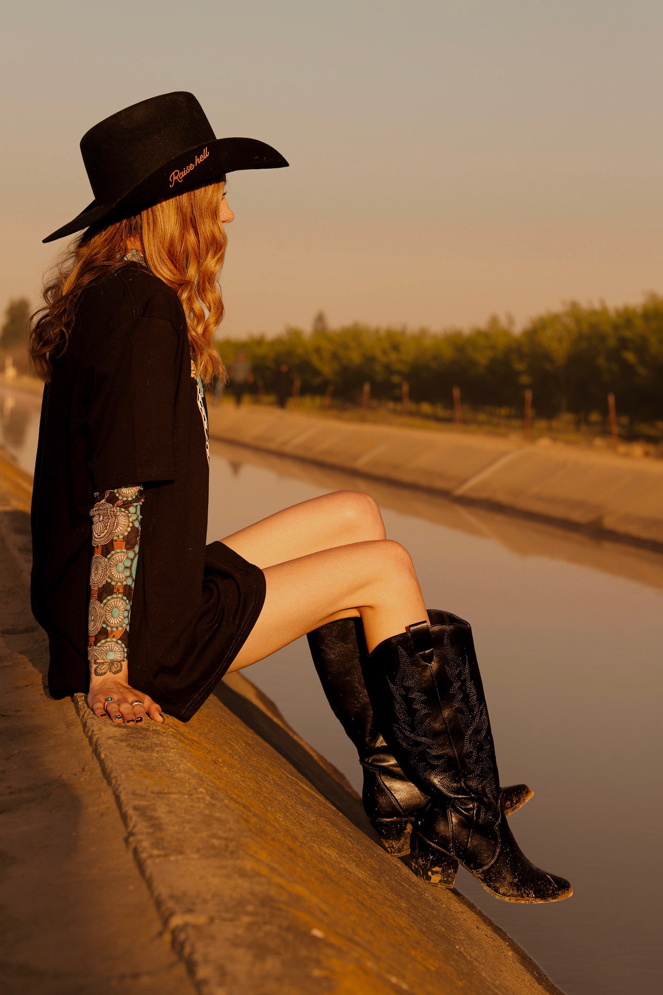 Small Town Big Dreams T-Shirt Dress