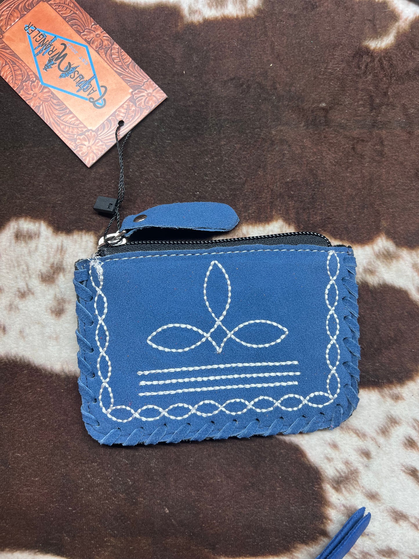 Royal Blue Coin Pouch