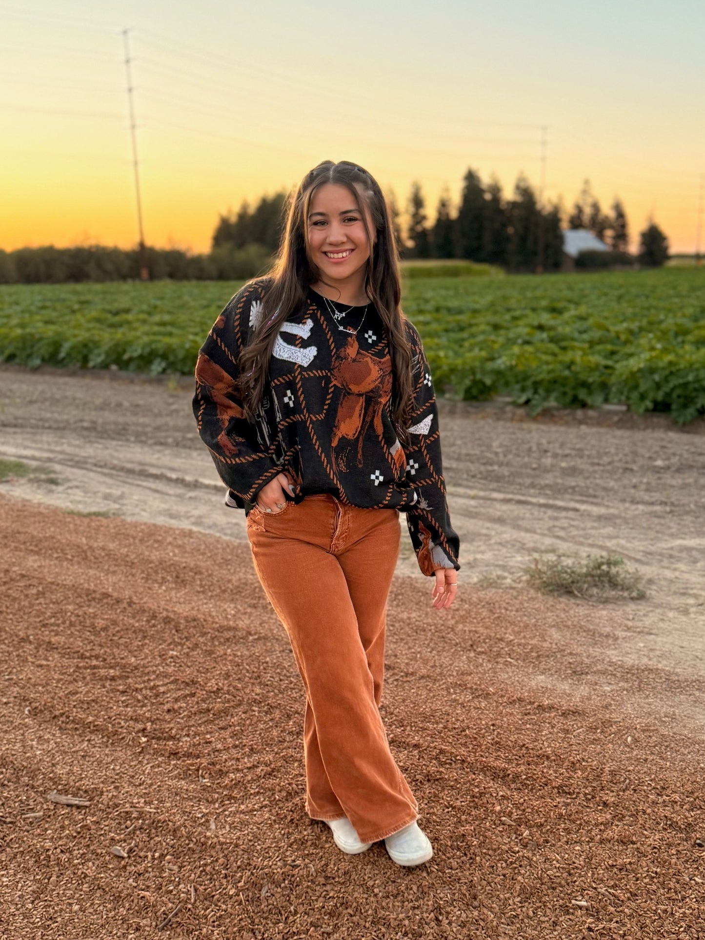 Tacked-Out Sweater