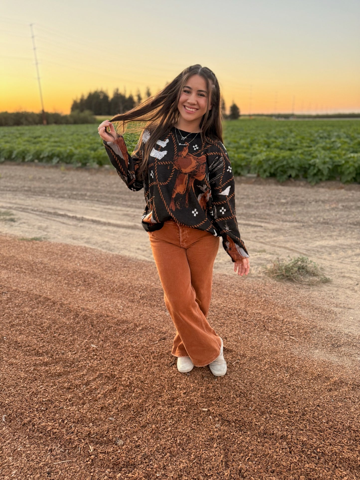 Tacked-Out Sweater
