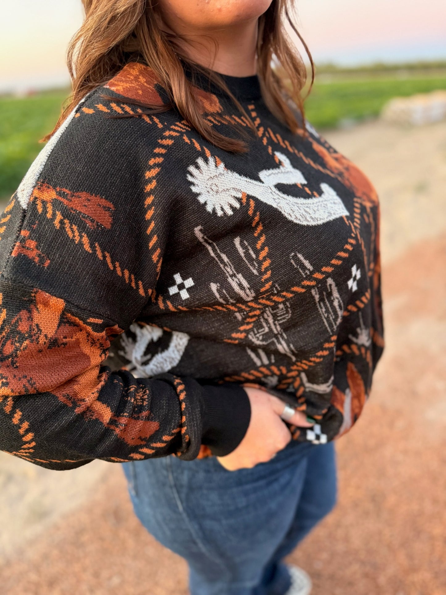 Tacked-Out Sweater