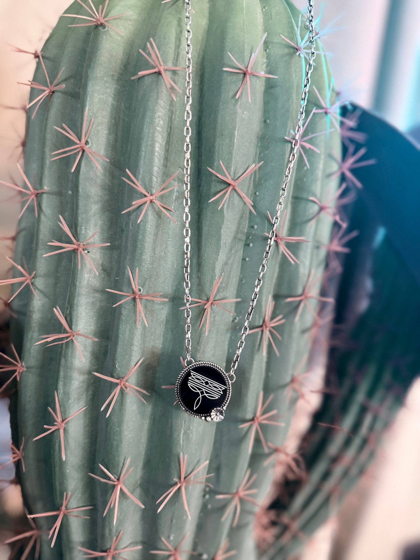 Boot Stitch Necklace