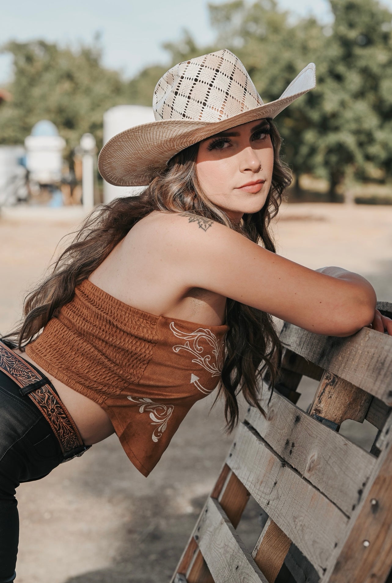 Western Girl Tube Top