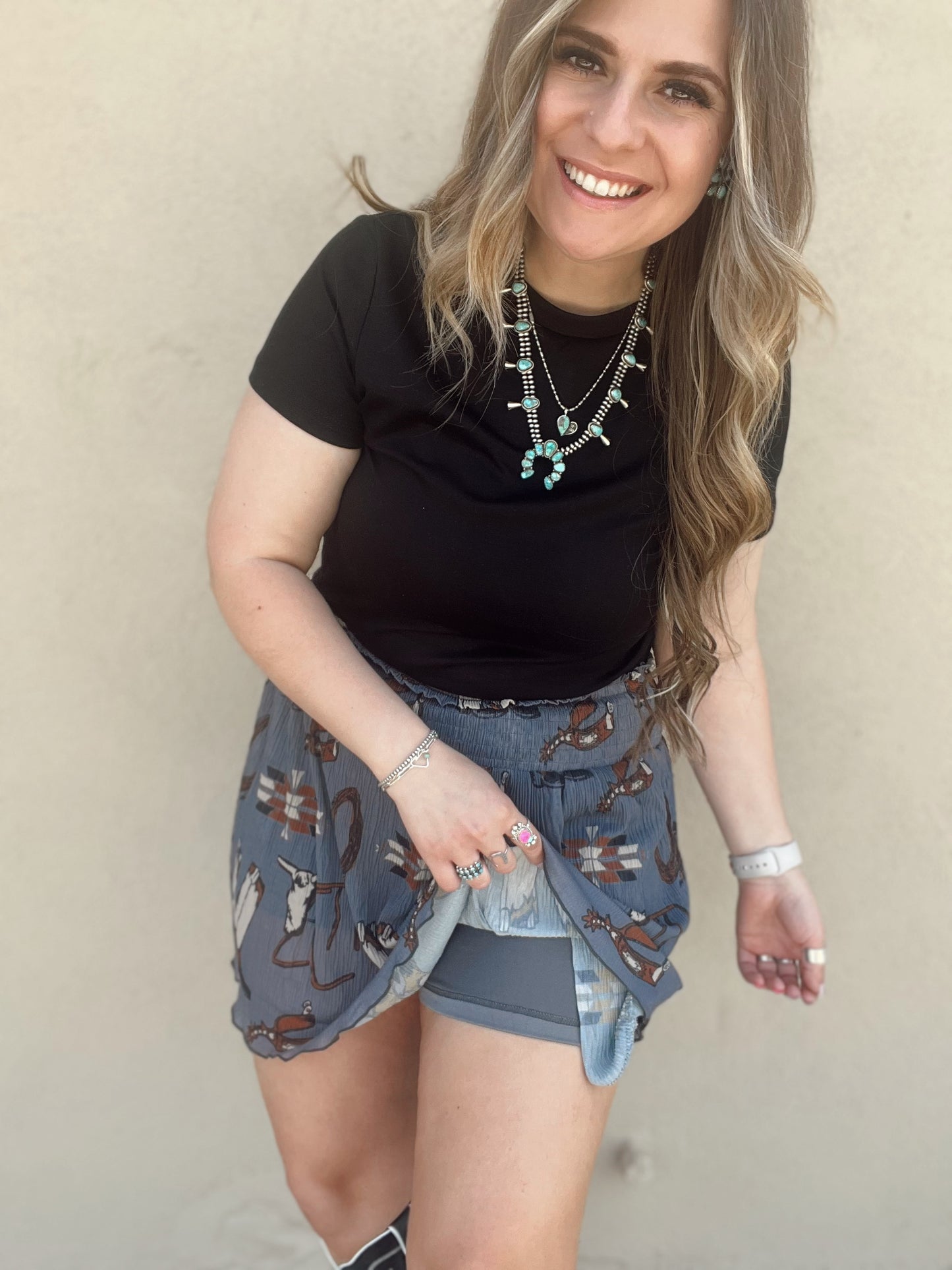 Spur 'em silly Skort