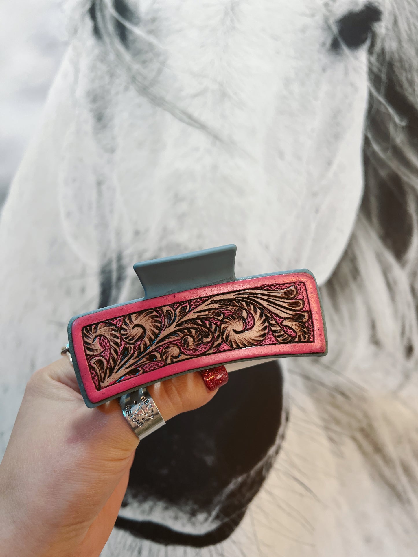 Crimson Sands Claw Clip