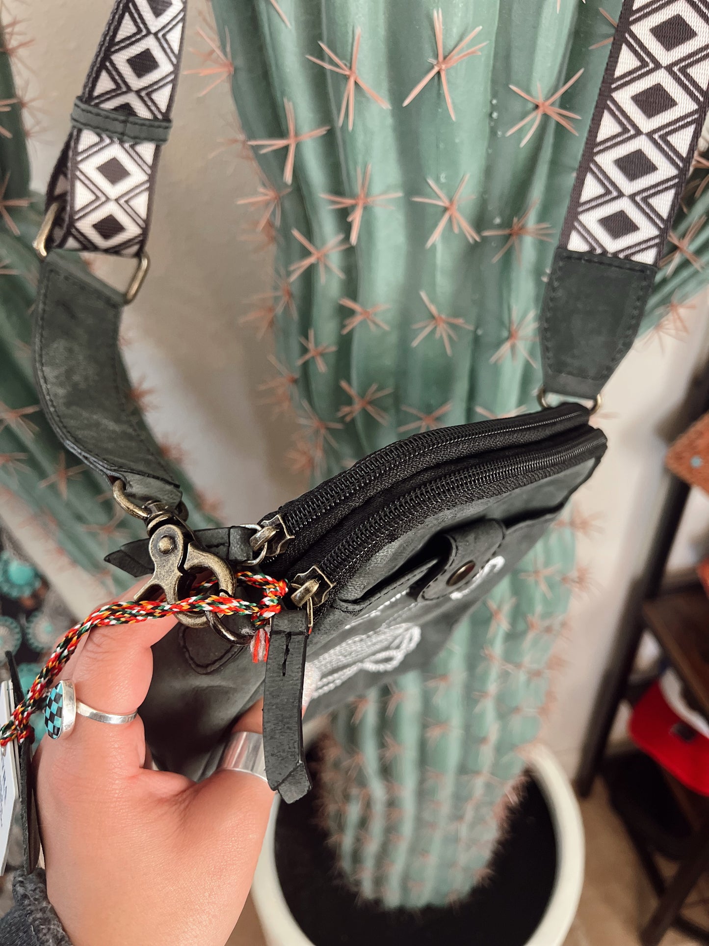 Starlight Rope Cross Body Bag *Black