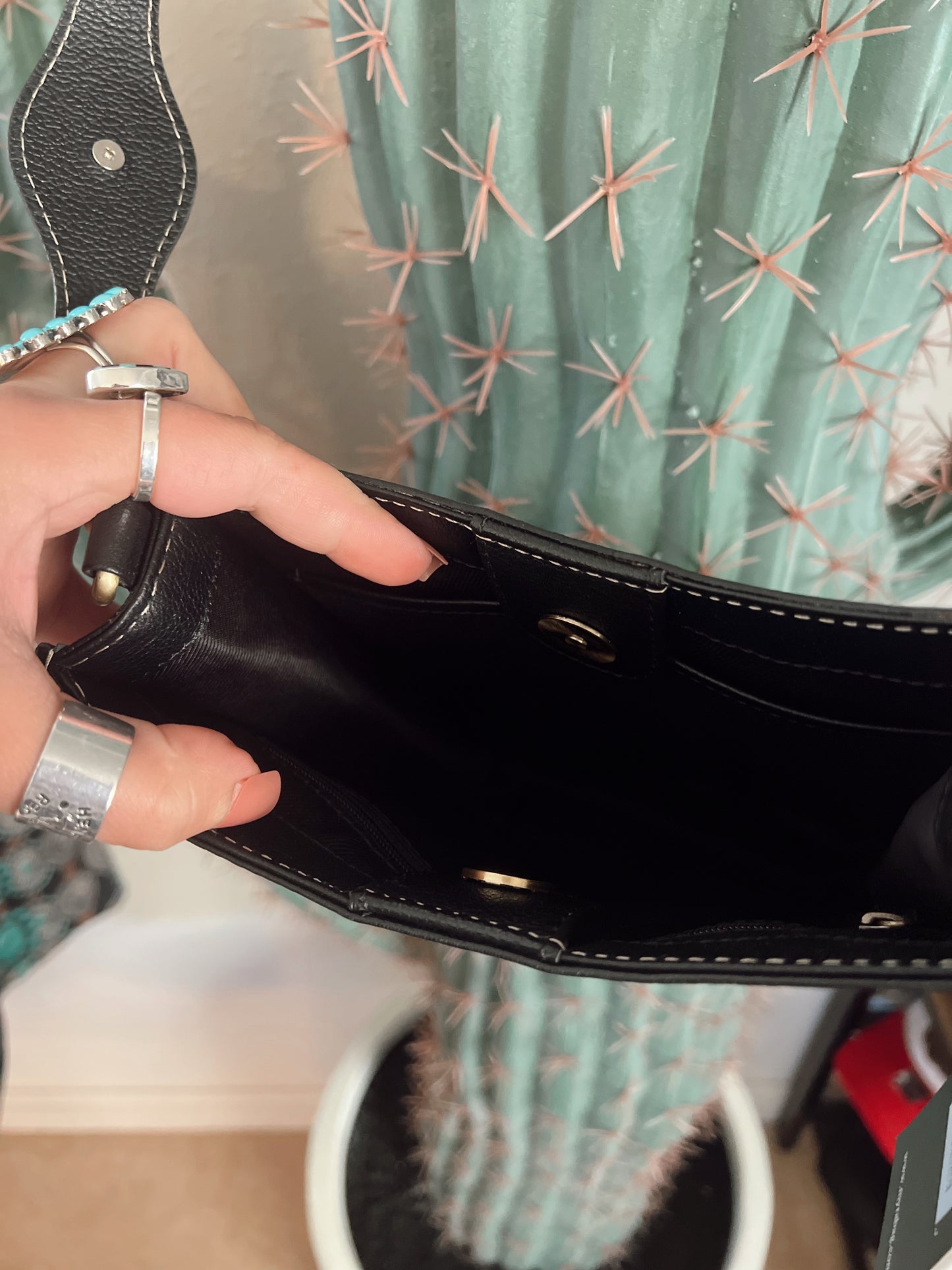 Belle's Peak Hand-Tooled Bag