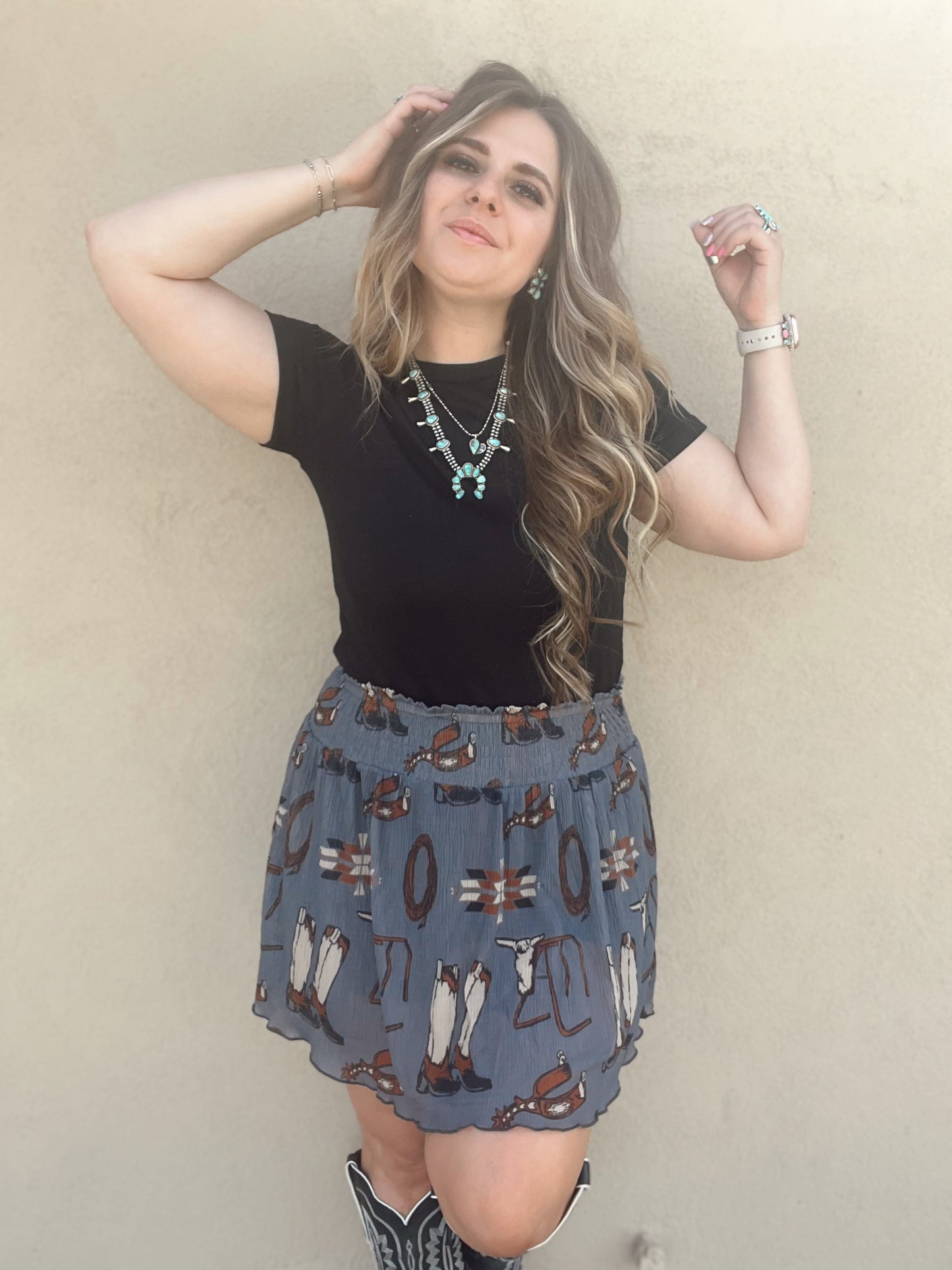 Spur 'em silly Skort