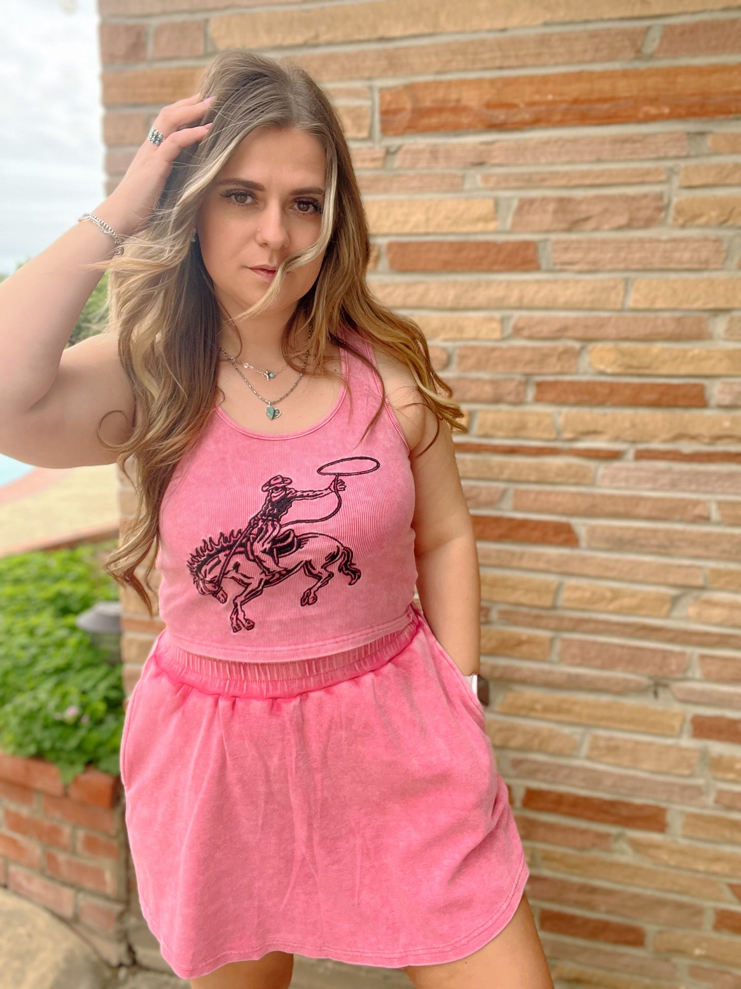 Bronc Bustin' Weekend 2 Piece Crop Set