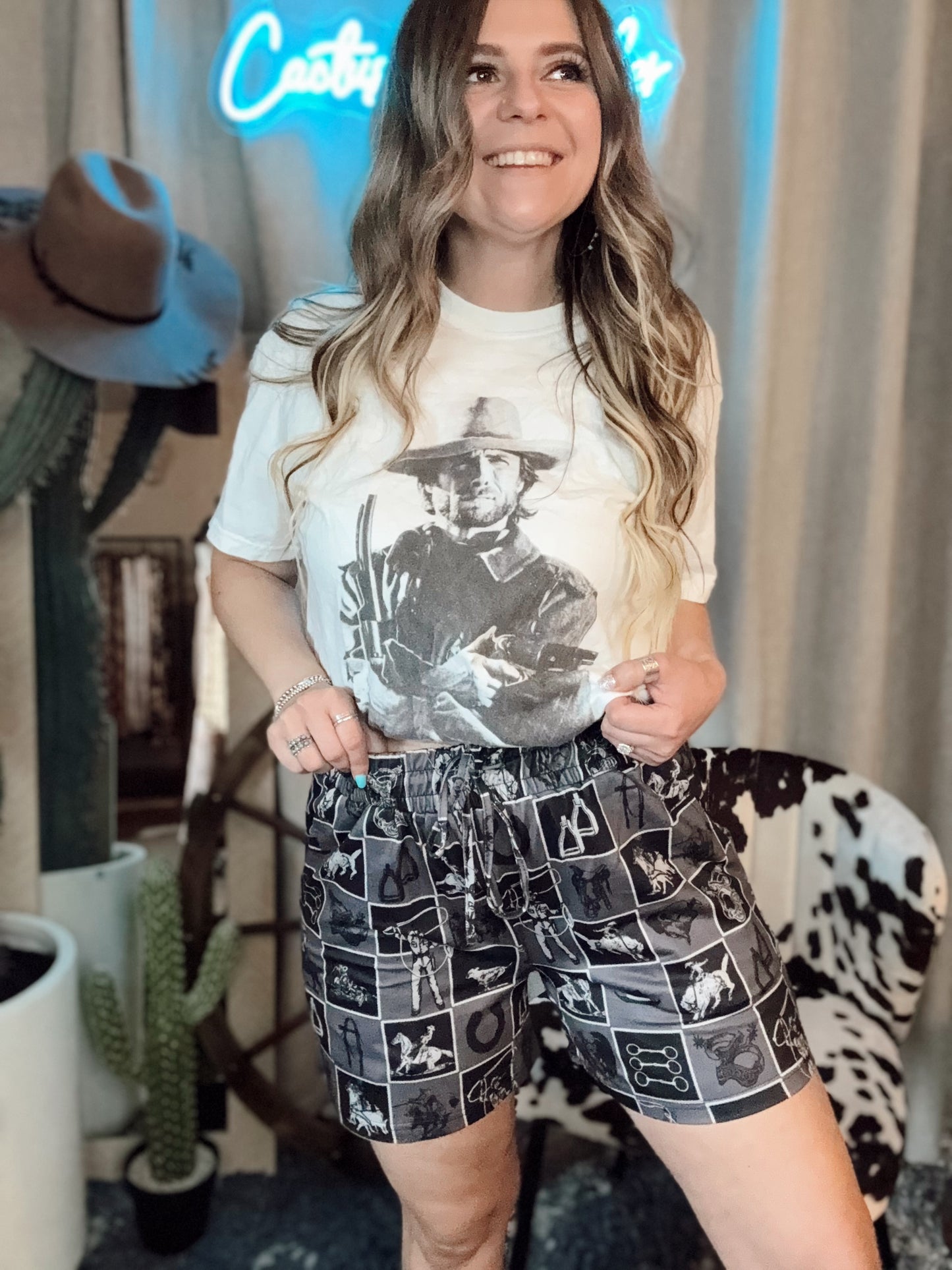 Check it Cowpoke Shorts