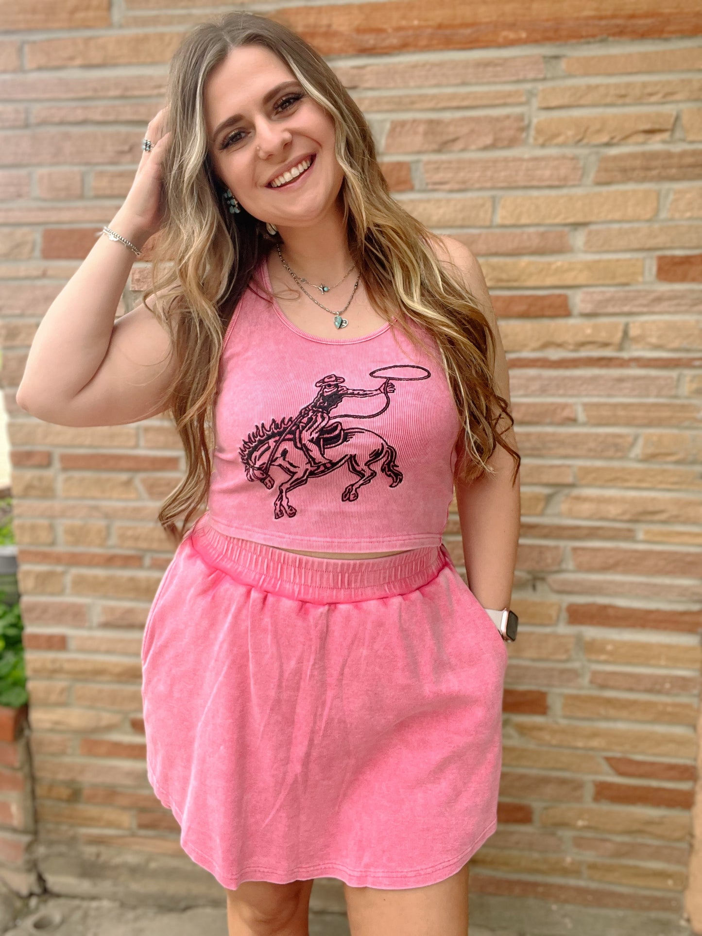 Bronc Bustin' Weekend 2 Piece Crop Set