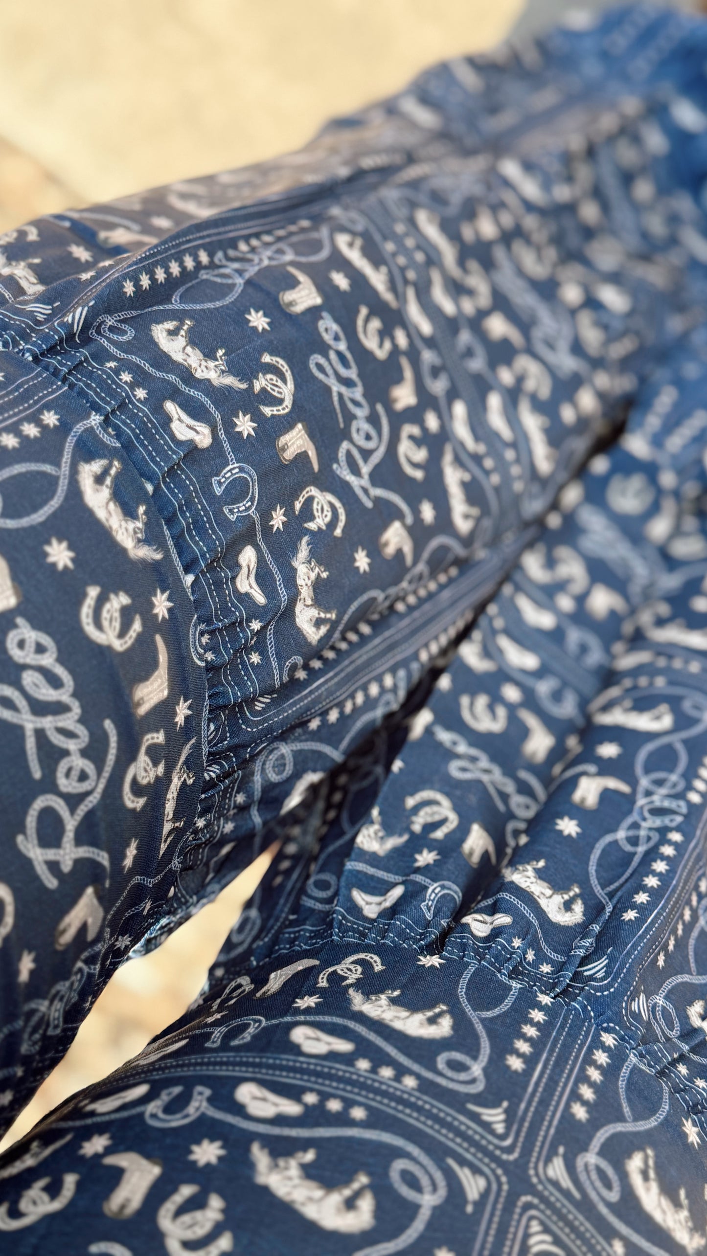 Rodeo Bandana Tired Ruffle Pants