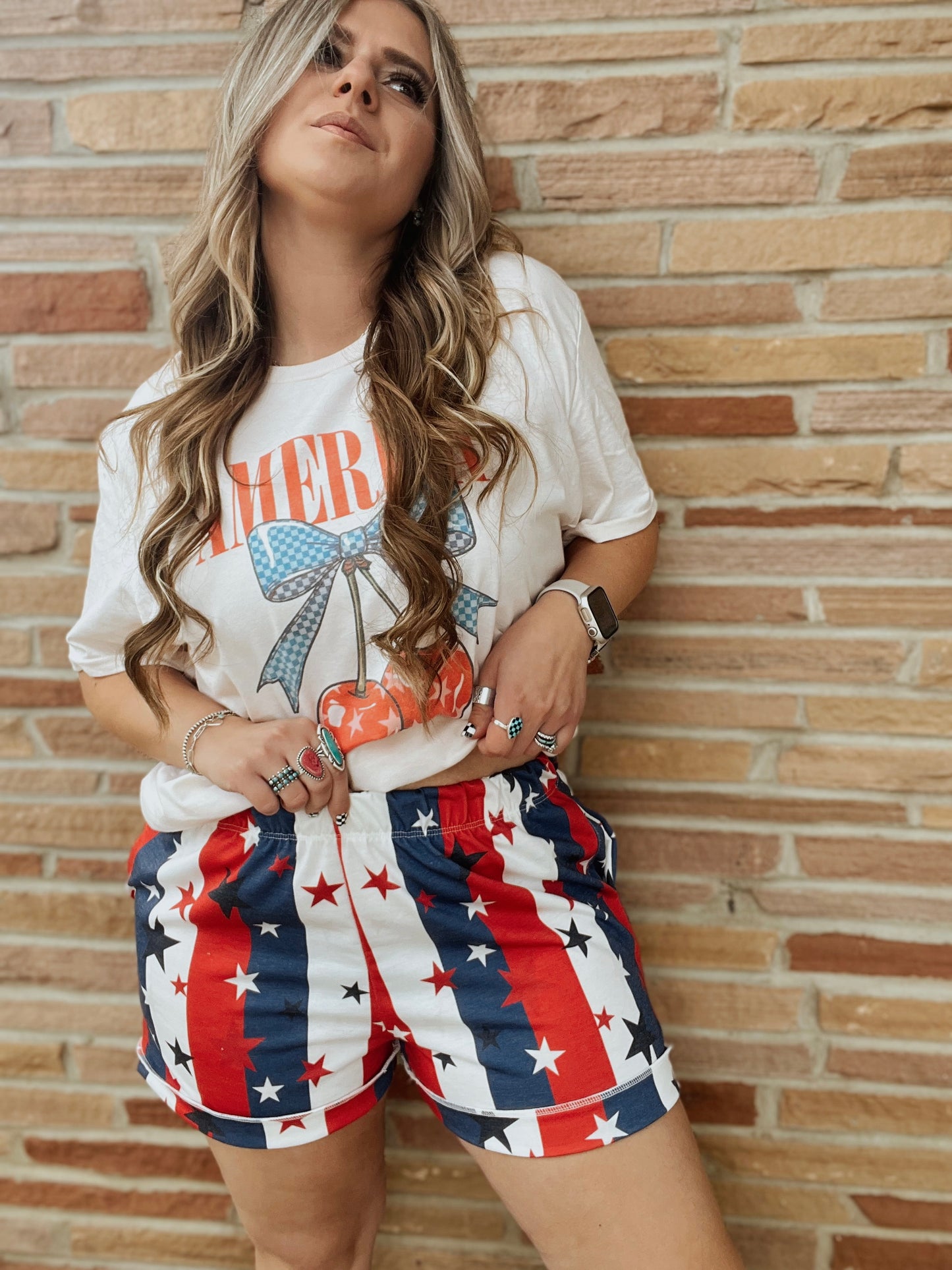 American Star Print Shorts