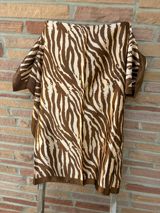 Zebra wild rag - Brown