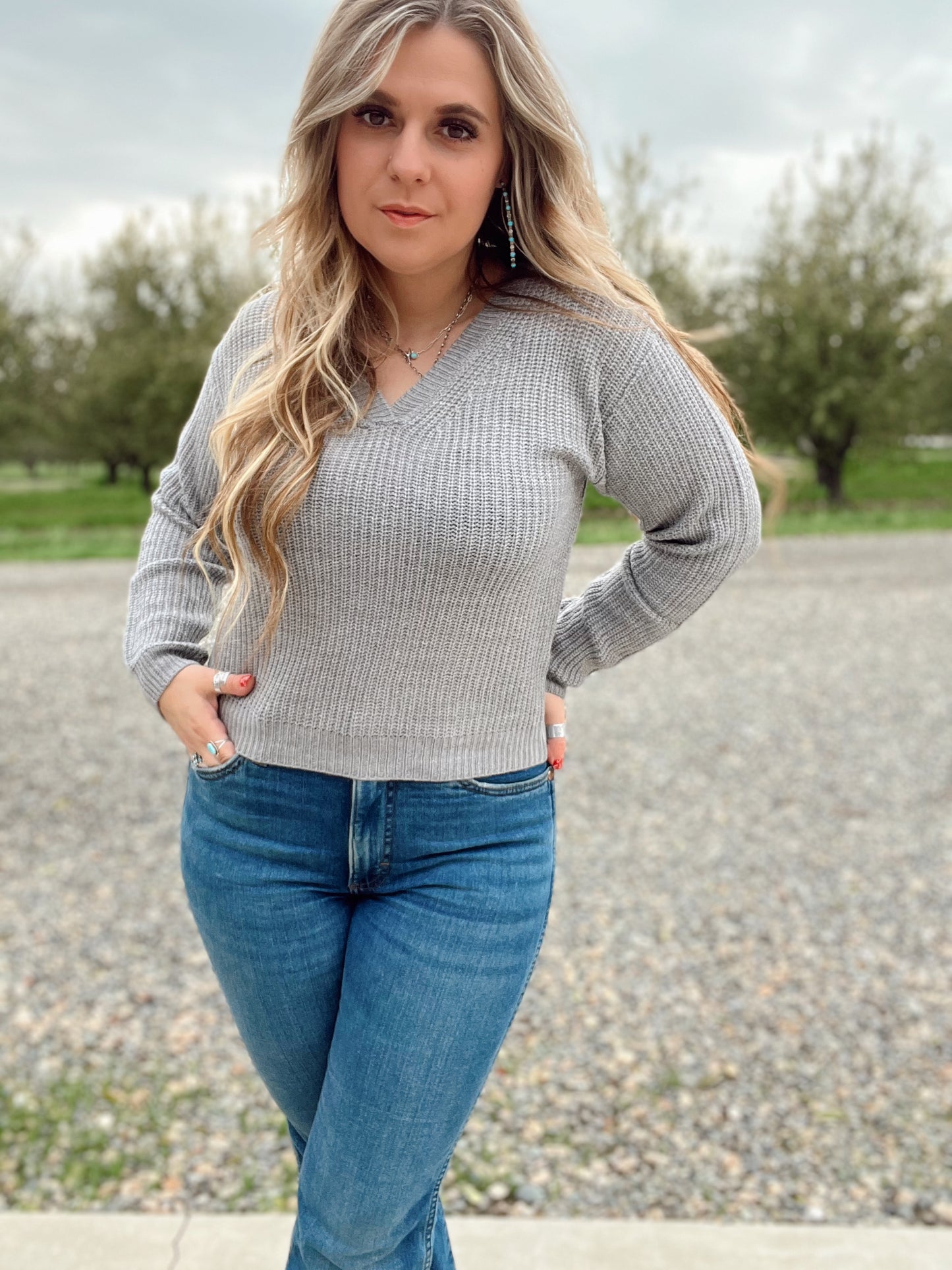 Gray Skies Sweater