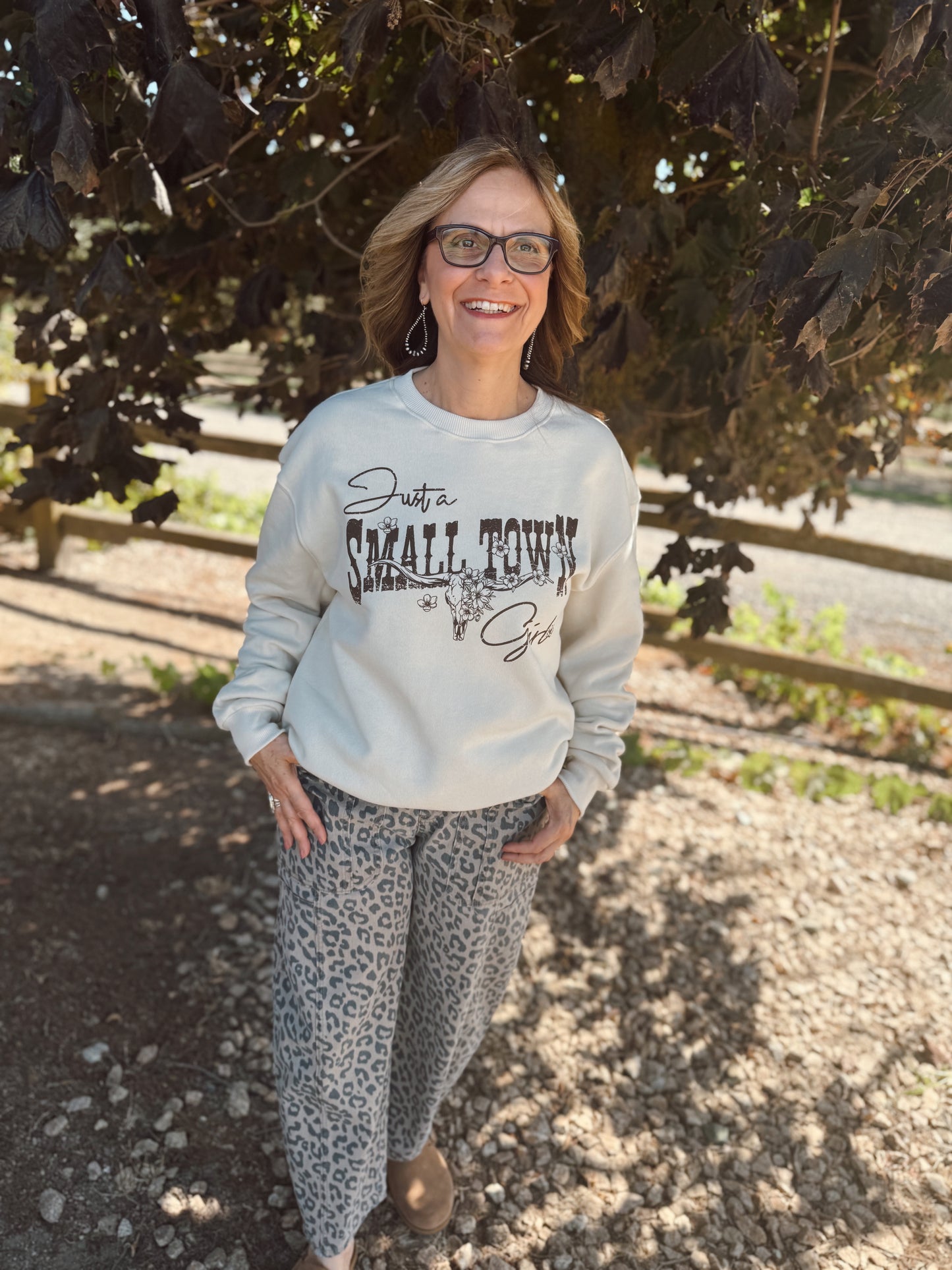 Just a Small Town Girl Crewneck