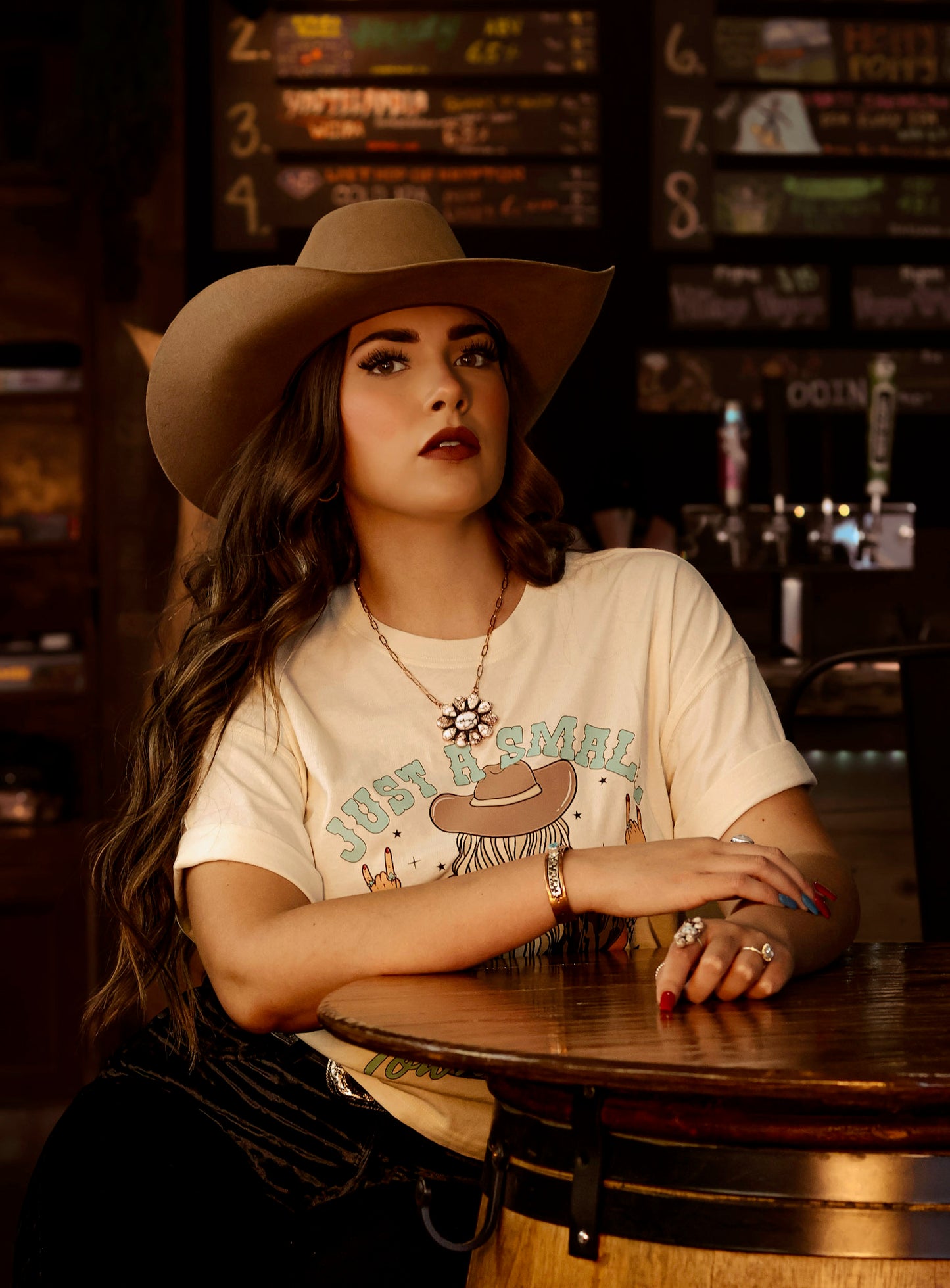 Just a Small Town Girl Relaxed Long Crop Top