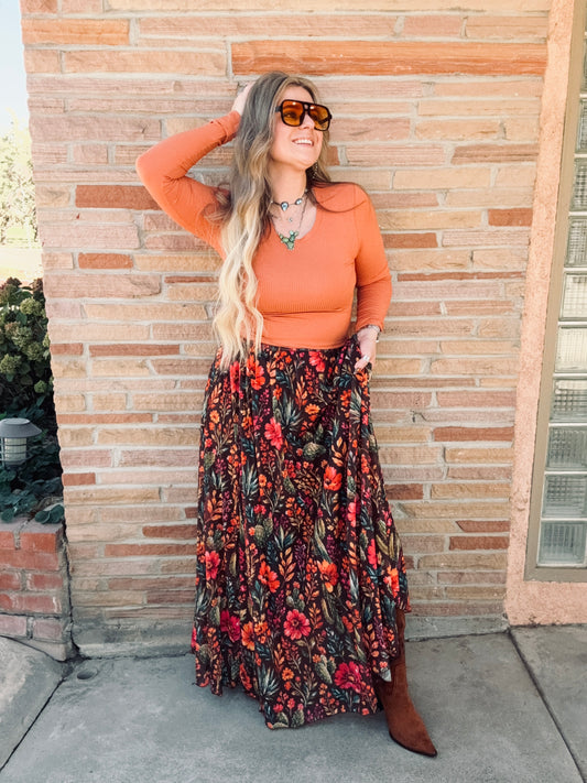Rodeo Garden Maxi Skirt
