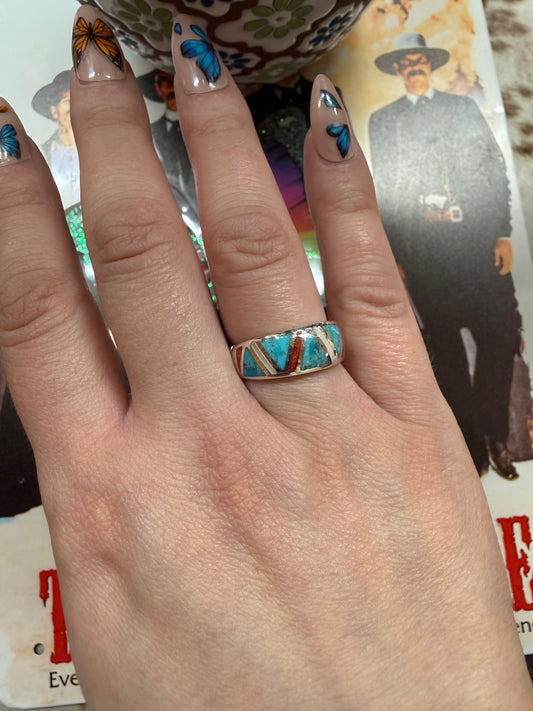 925 sterling silver turquoise ring