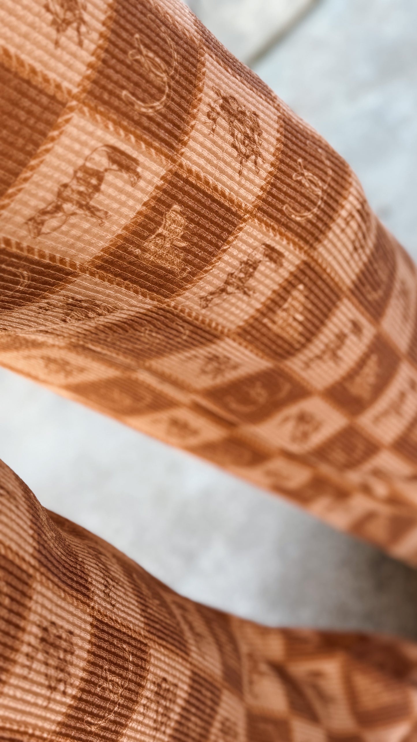 The Cozy Cowpony Pants - Brown Checker print