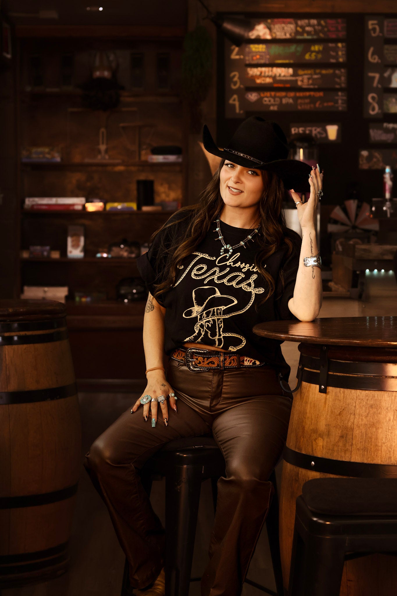 Choosin' Texas Relaxed Long Crop Top