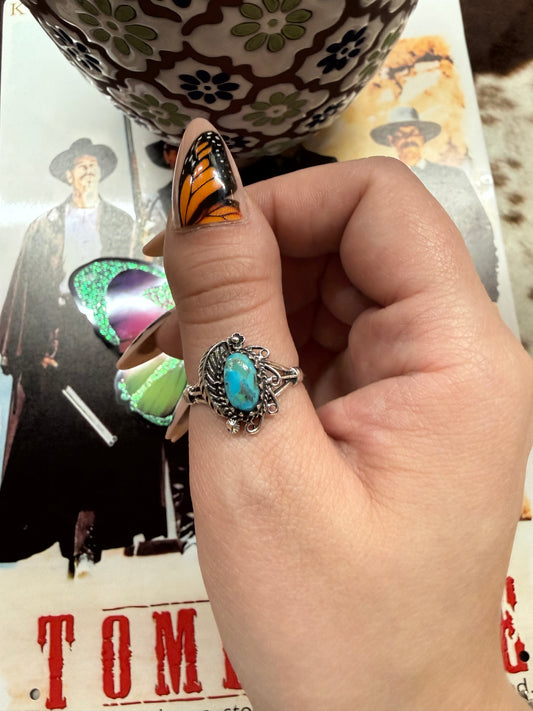 925 sterling silver kingman ring