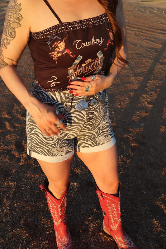 Tennessee Walking Zebra Shorts