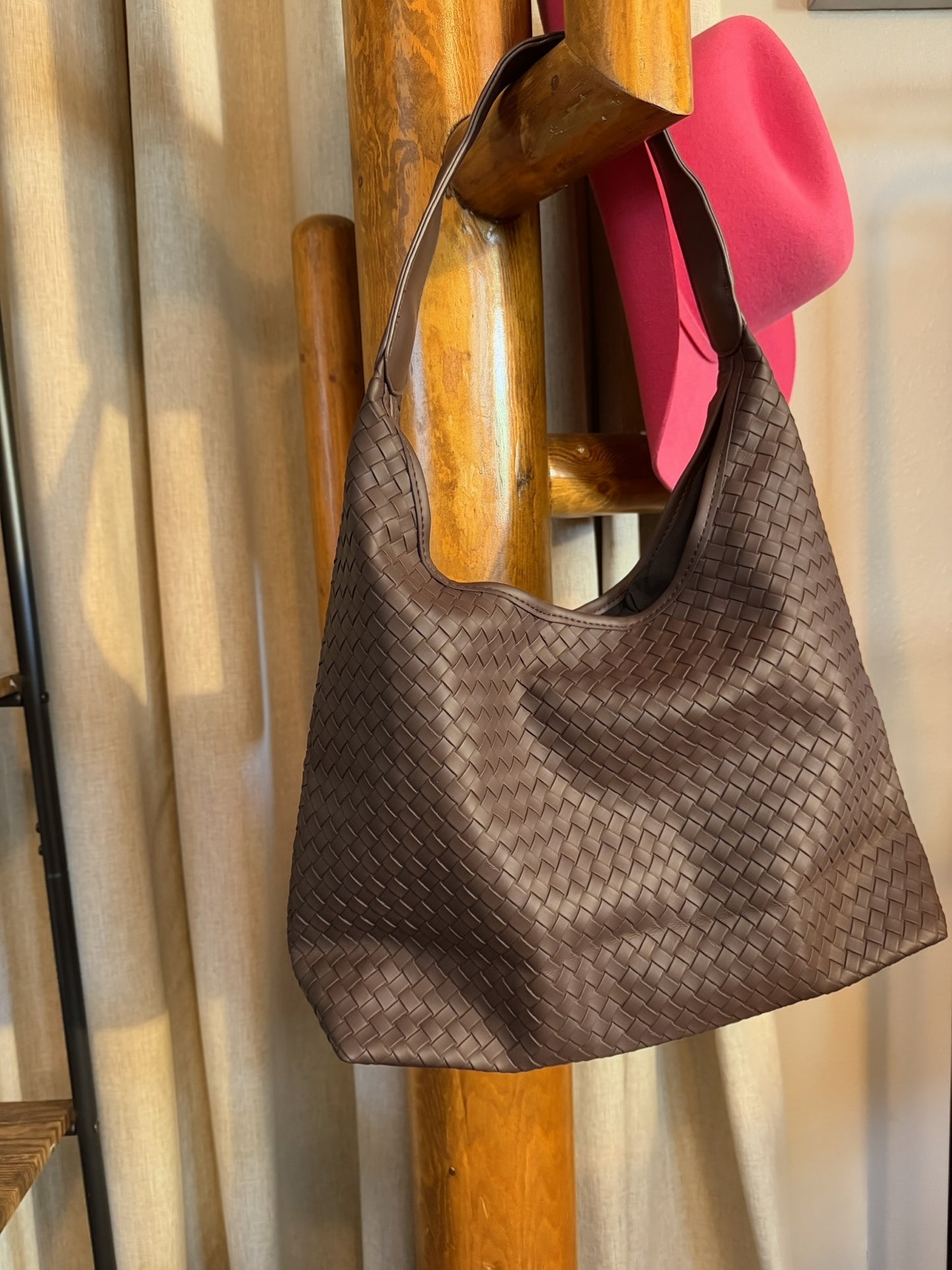 Cowgirl after dark brown hobo shoulder bag