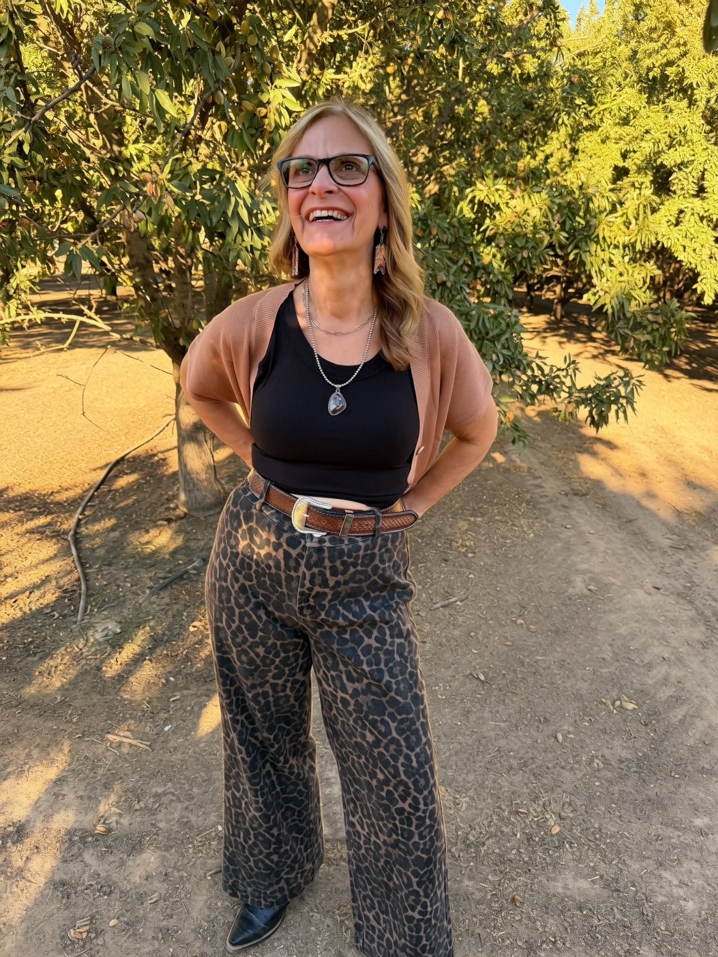 Desert Dusk crop tank