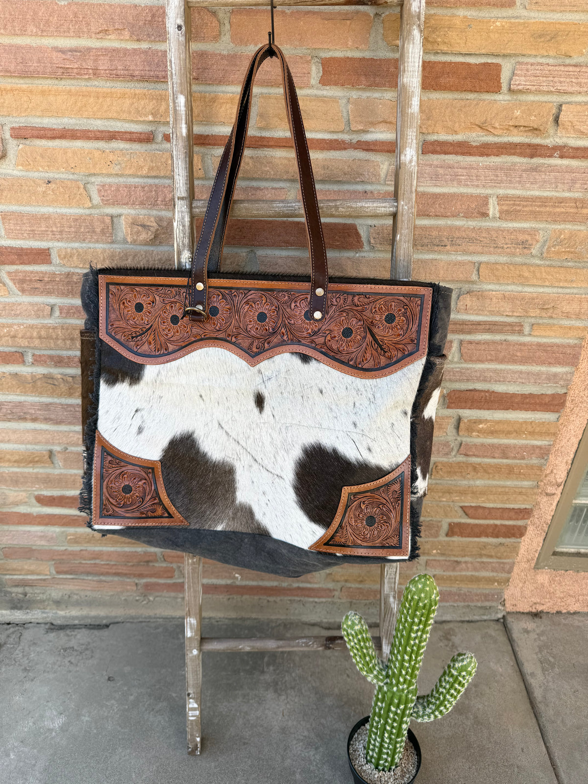 Cartwright Hand-Tooled Bag