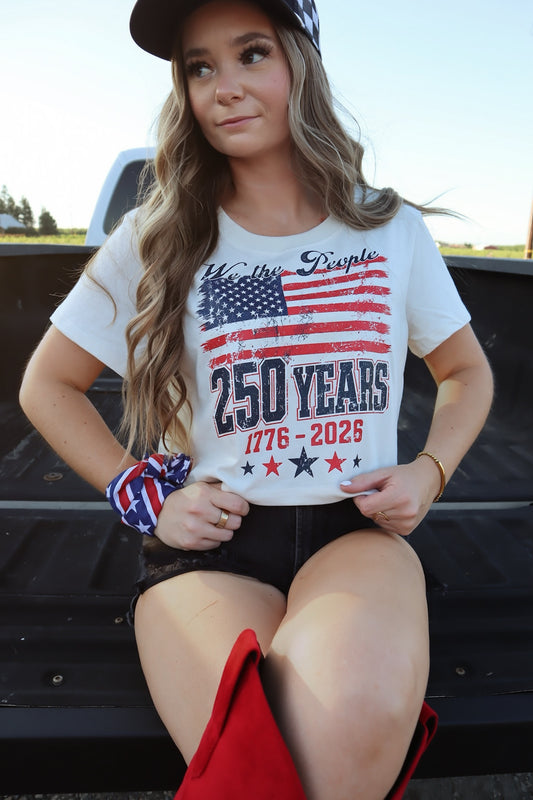 America 250 Crop Tee