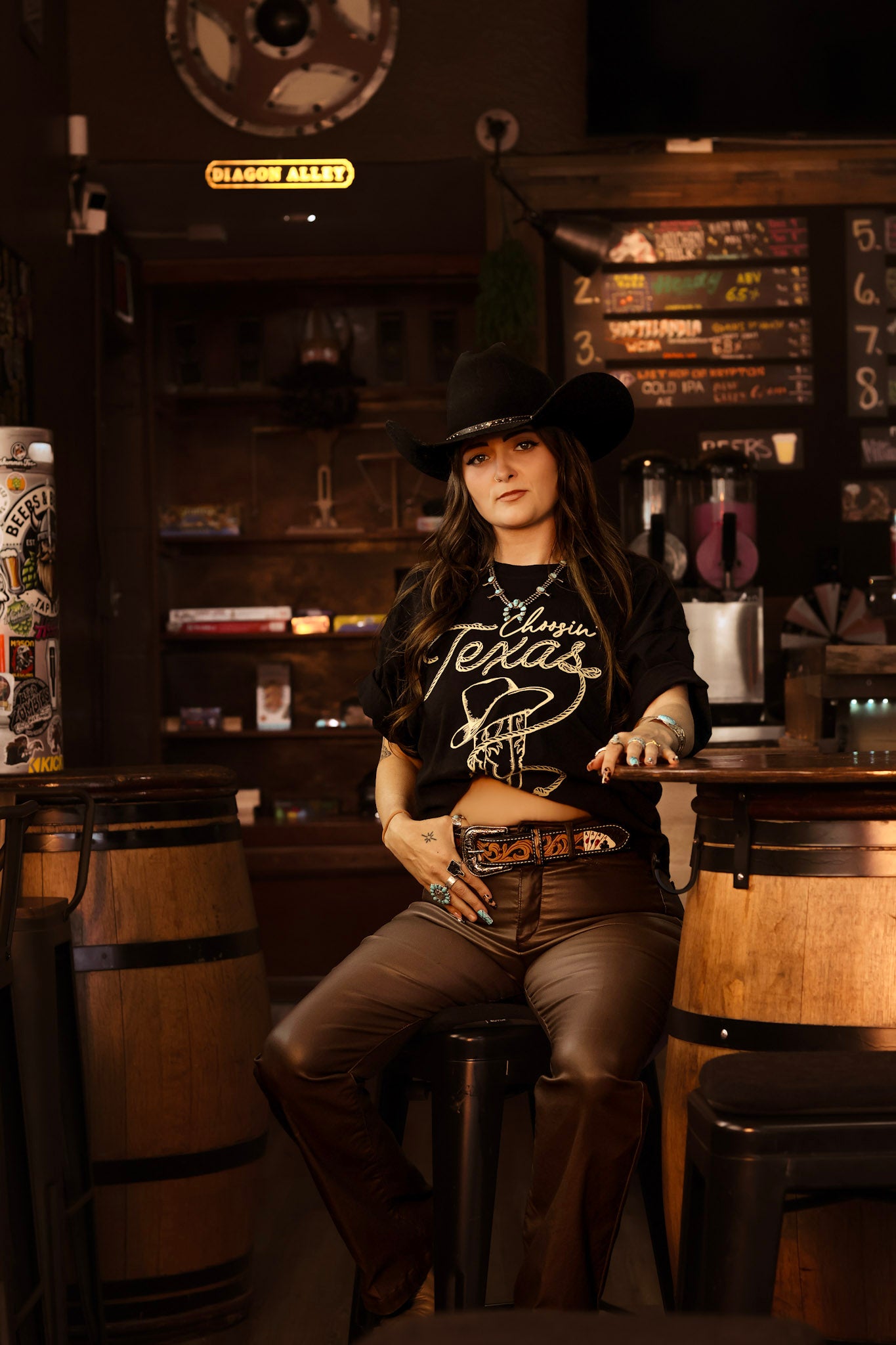 Choosin' Texas Relaxed Long Crop Top