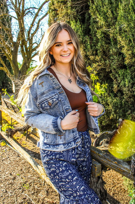 Boot Stitch Denim Jacket