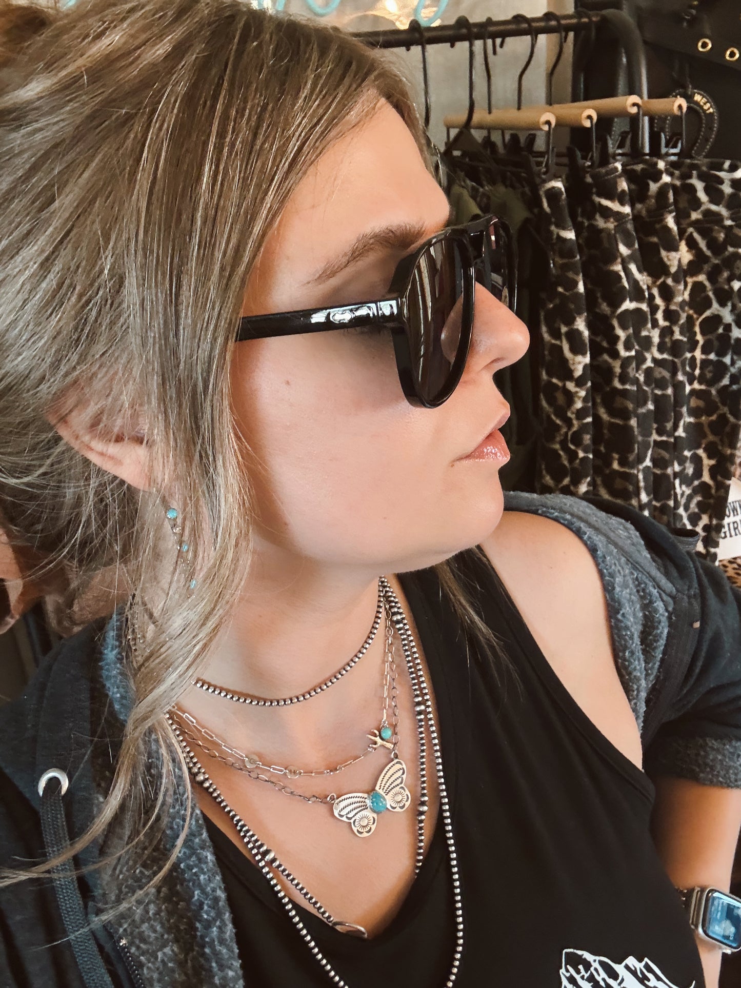 Oversized Polarized Aviator Sunglasses
